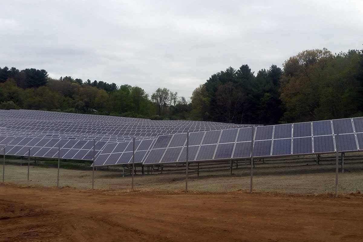 TGC Tolland Ground Mount Center Solar Panels